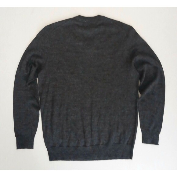 NWT $75 Club Room Men's V Neck Sweater Charcoal Gray Merino Wool Blend Sz S - Picture 9 of 9